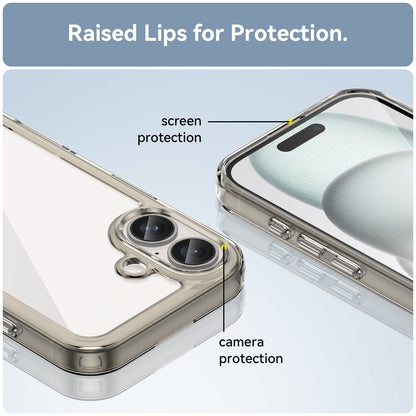 Iphone 16 Soft Gel Case [Clear Grey]