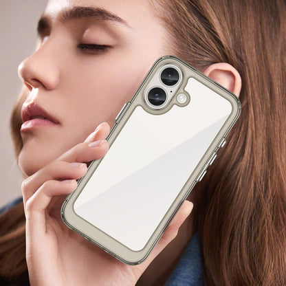 Iphone 16 Soft Gel Case [Clear Grey]