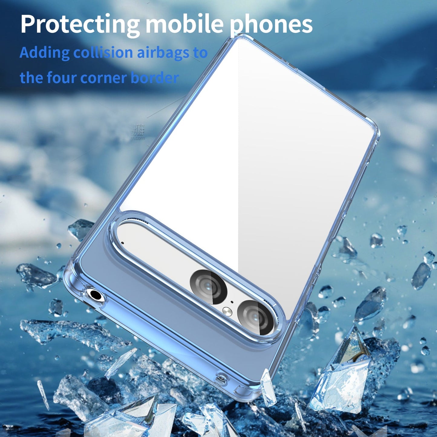 Sony Xperia 10 Vii Soft Gel Case [Clear Blue]