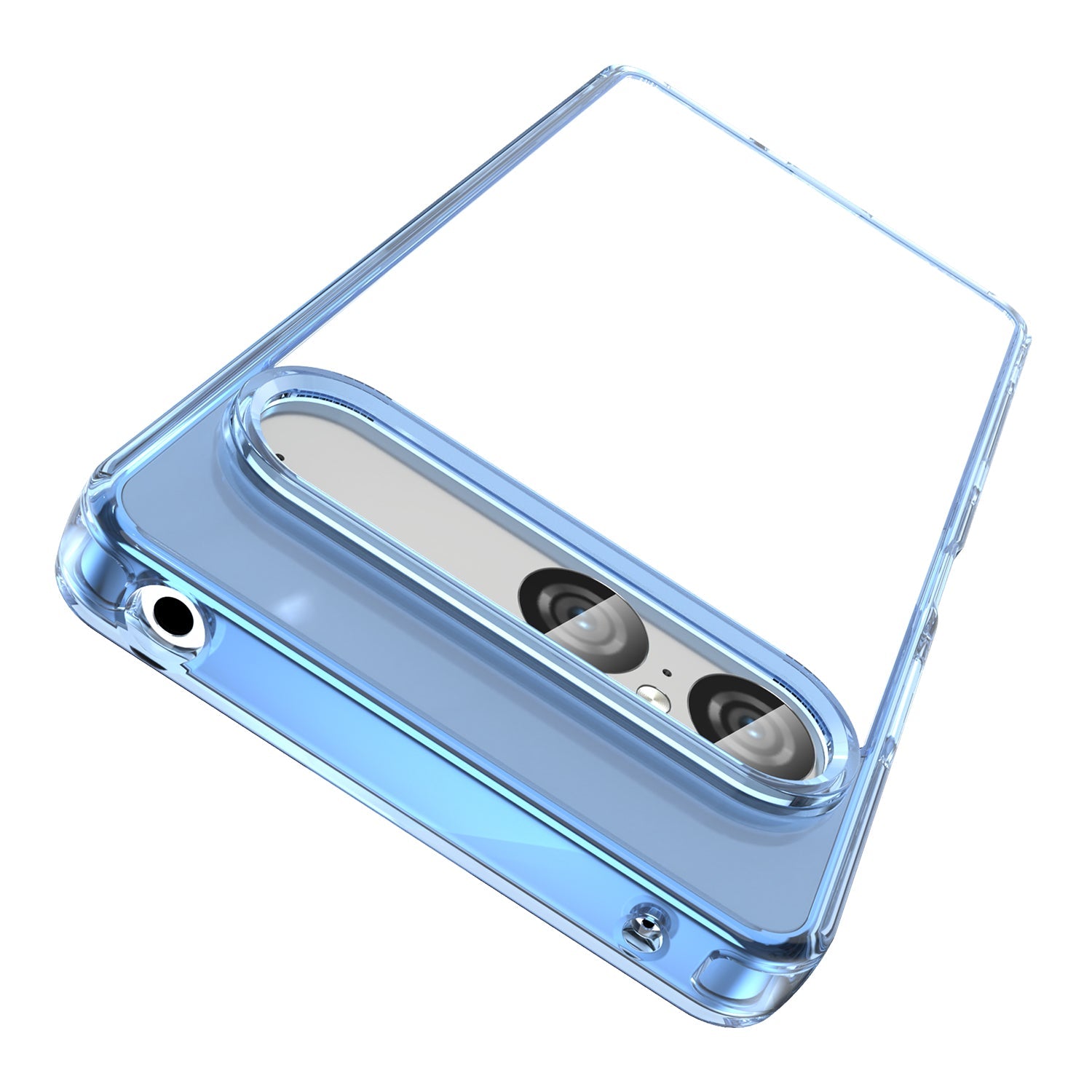Sony Xperia 10 Vii Soft Gel Case [Clear Blue]