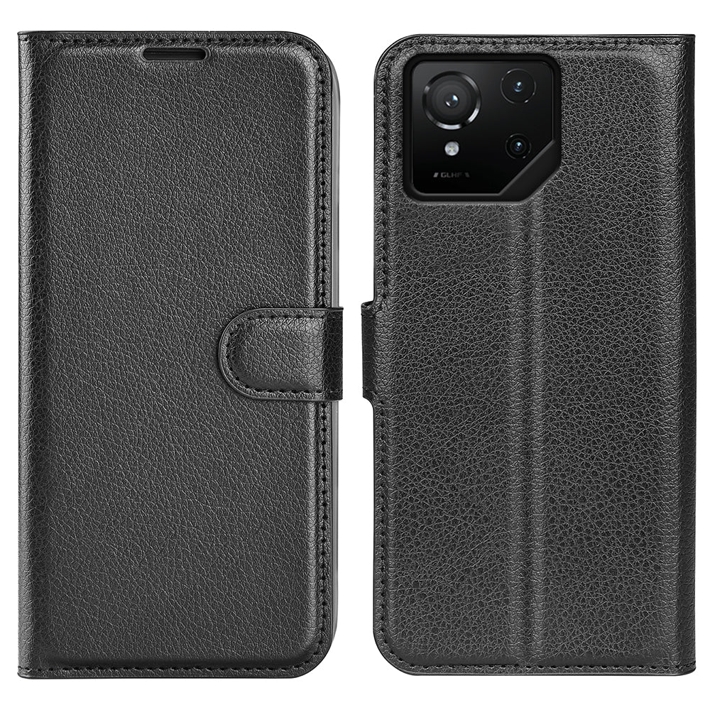 Asus Rog Phone 9 Pro Pu Wallet Case [Black]