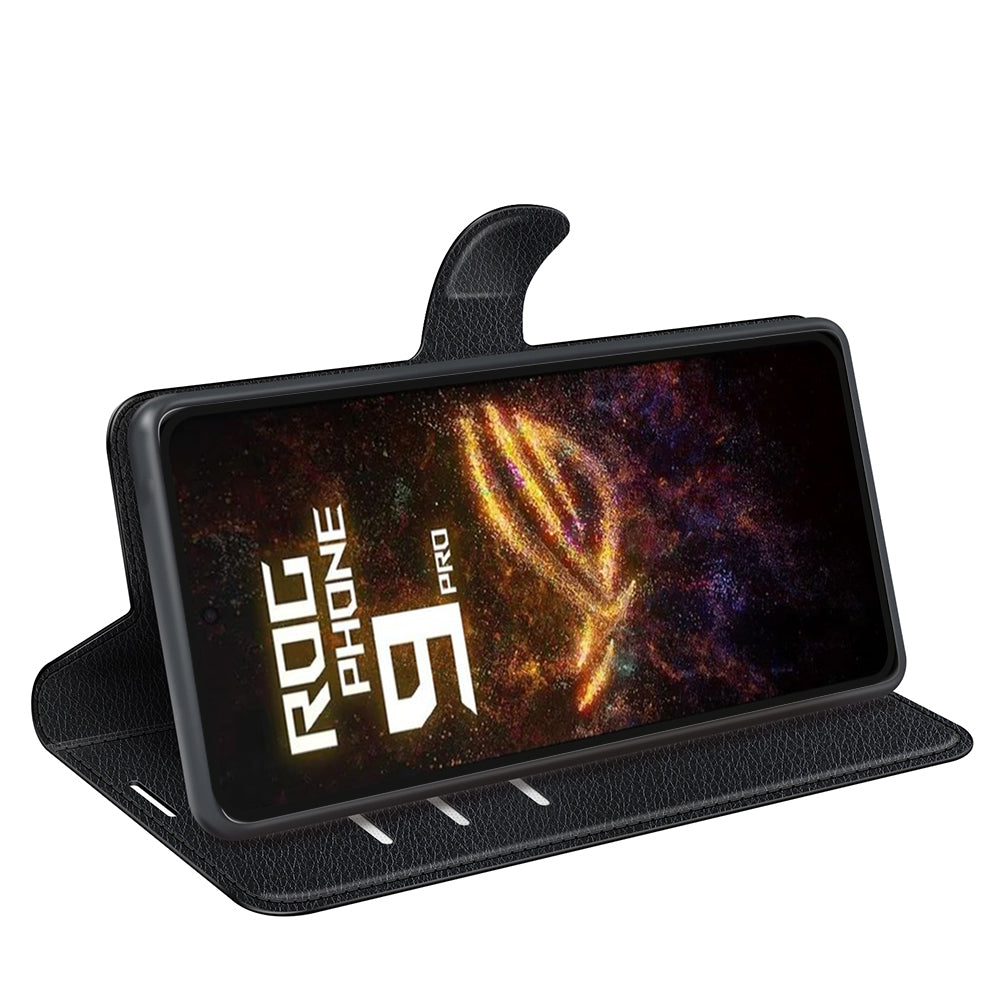 Asus Rog Phone 9 Pro Pu Wallet Case [Black]
