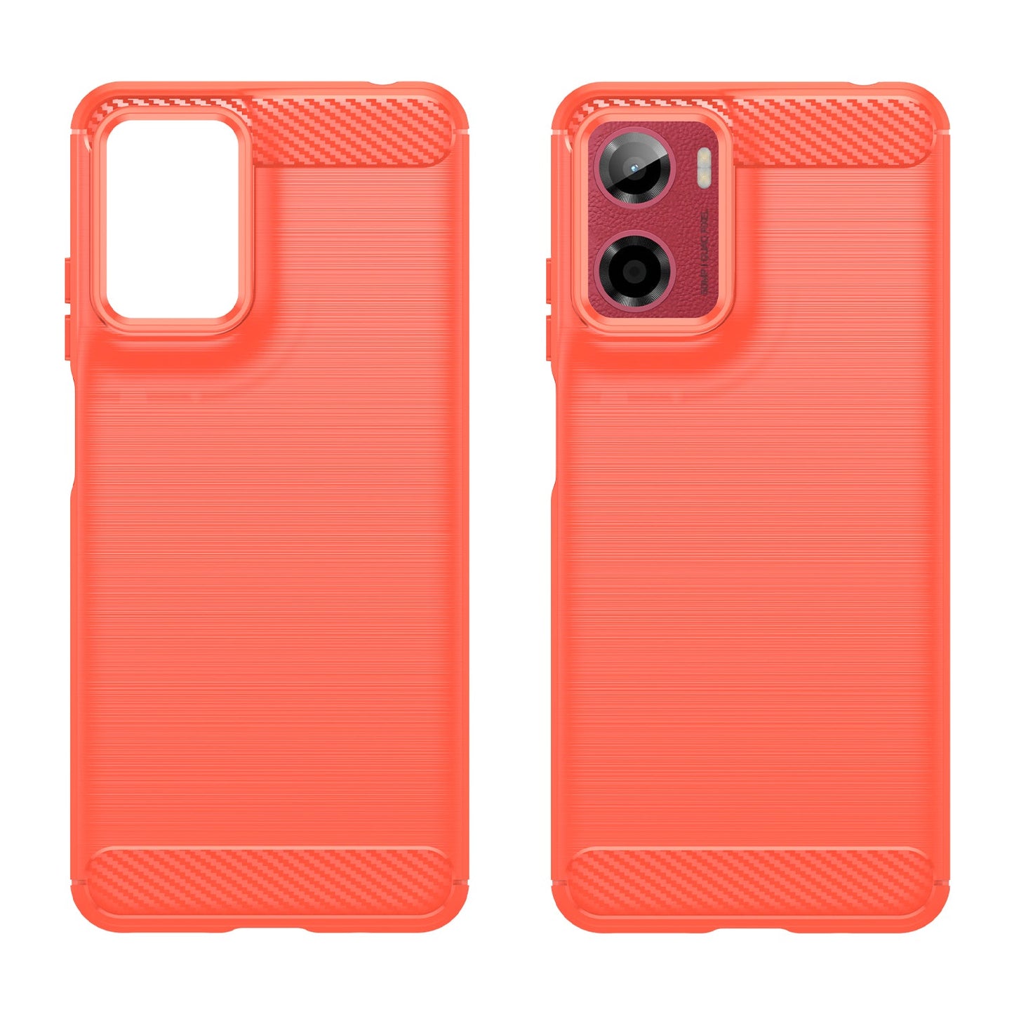 Moto G05 Carbon Fibre Case [Red]