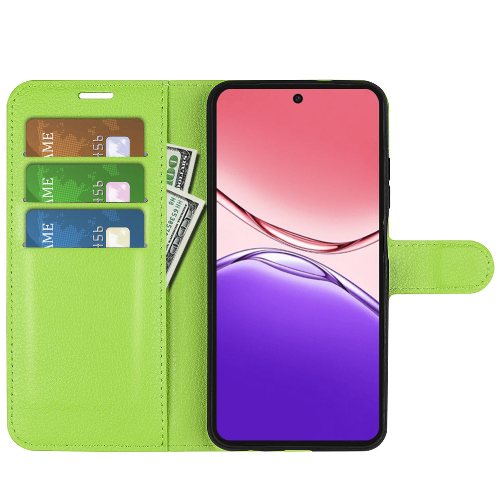 Oppo A5 Pro 5G Pu Wallet Case [Green]