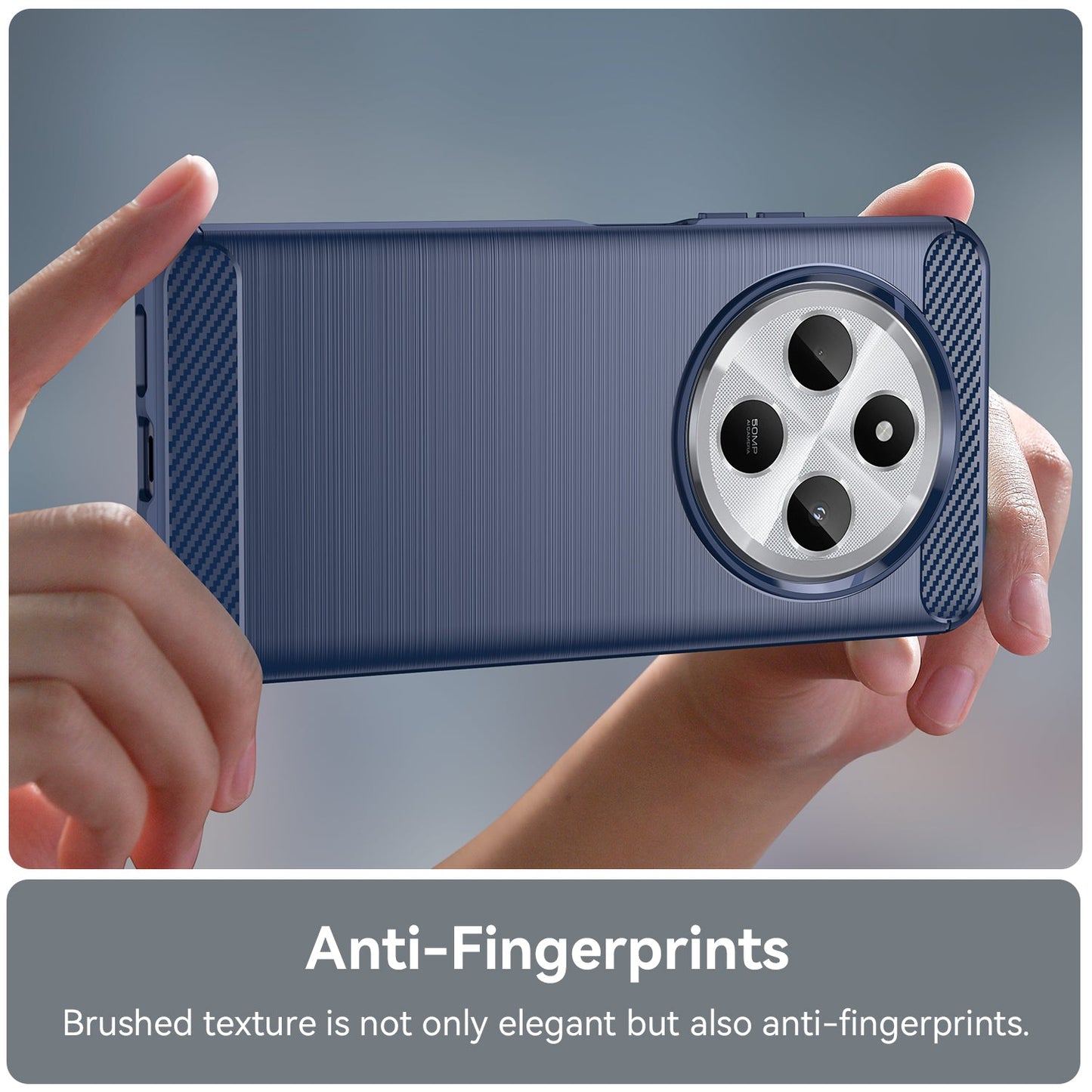 Xiaomi Redmi 14C Carbon Fibre Case [Navy]