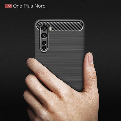 Oneplus Nord Carbon Fibre Case [Red]