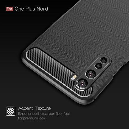 Oneplus Nord Carbon Fibre Case [Red]