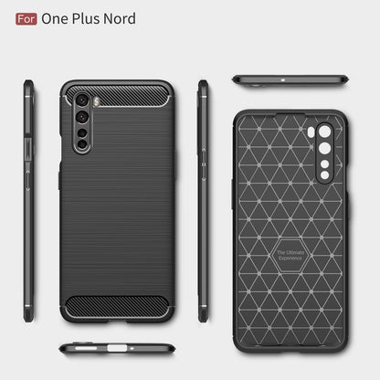 Oneplus Nord Carbon Fibre Case [Red]