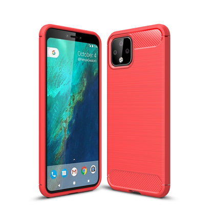 Google Pixel 4 Carbon Fibre Case [Red]