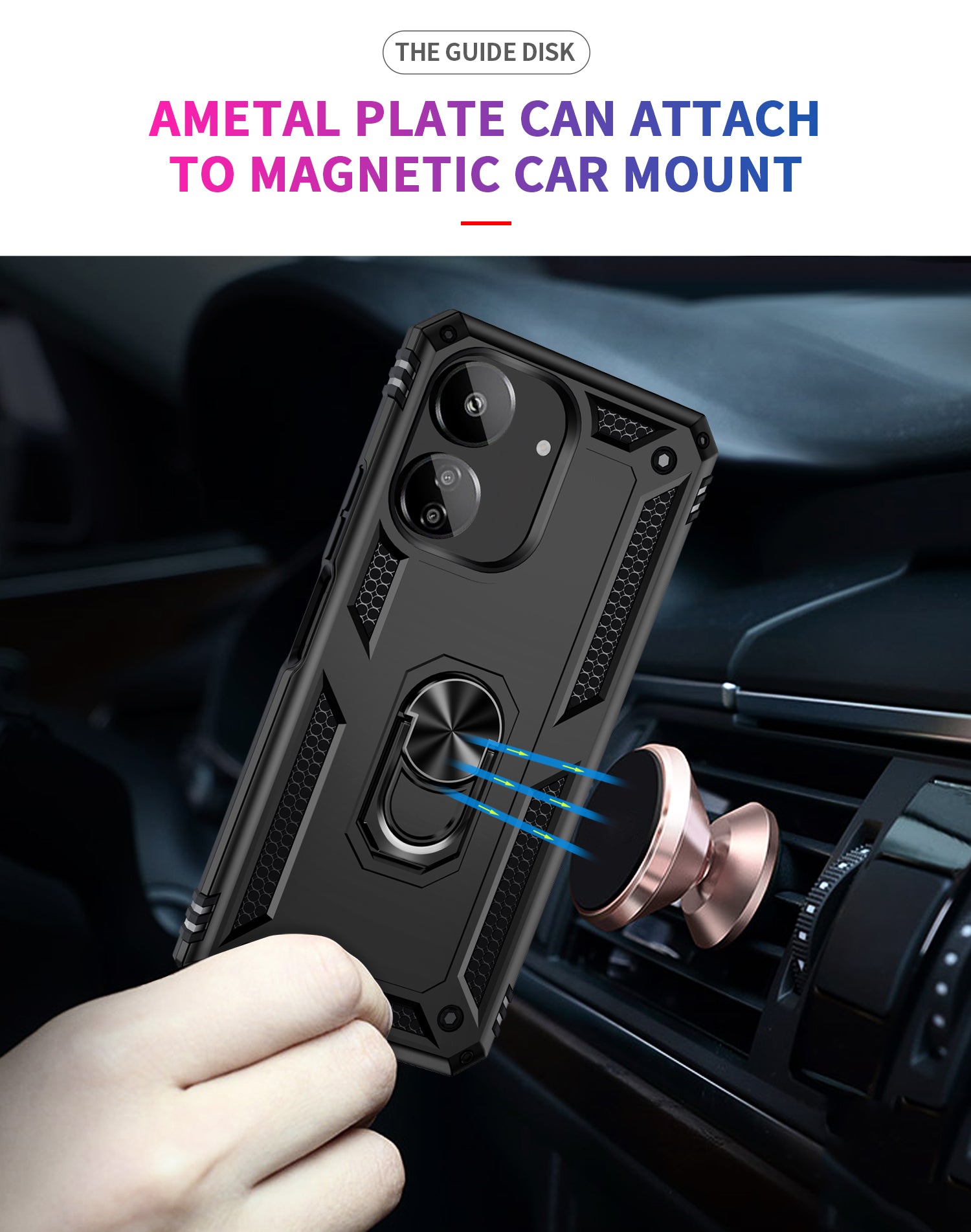 Xiaomi Redmi 13C 4G Military Armour Case [Black]