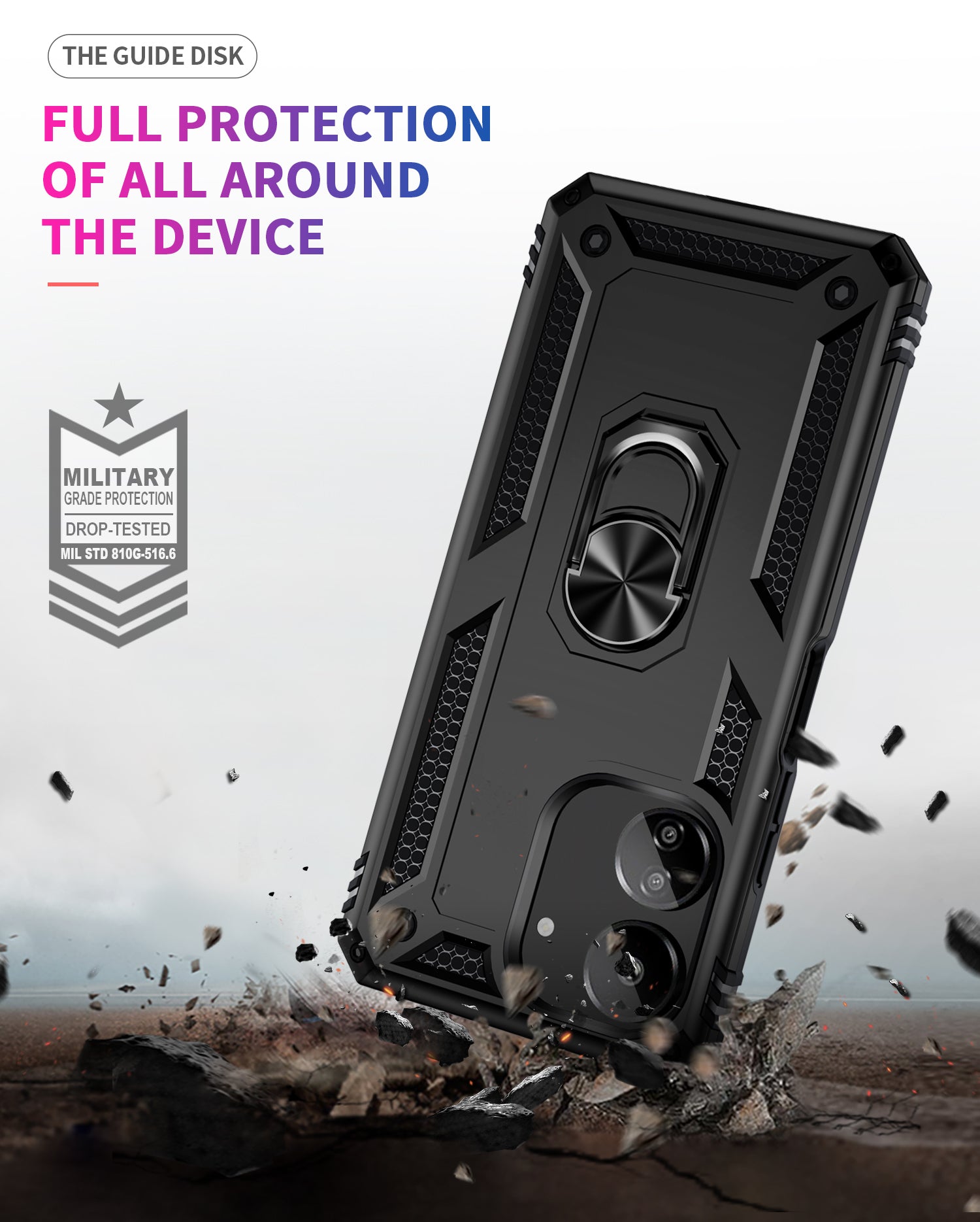 Xiaomi Redmi 13C 4G Military Armour Case [Black]