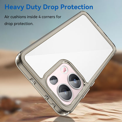 Oppo Reno 13 Pro 5G Soft Gel Case [Clear Grey]