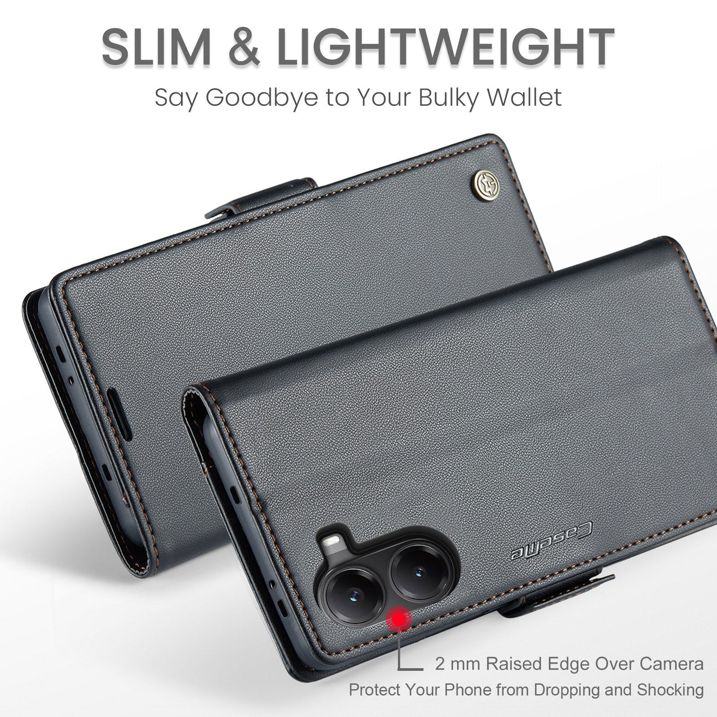 Xiaomi Poco X7 Pro Pu Wallet Case [Black]
