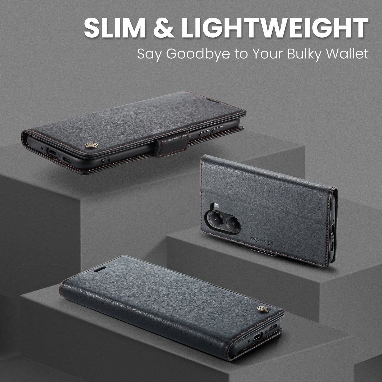 Xiaomi Poco X7 Pro Pu Wallet Case [Black]