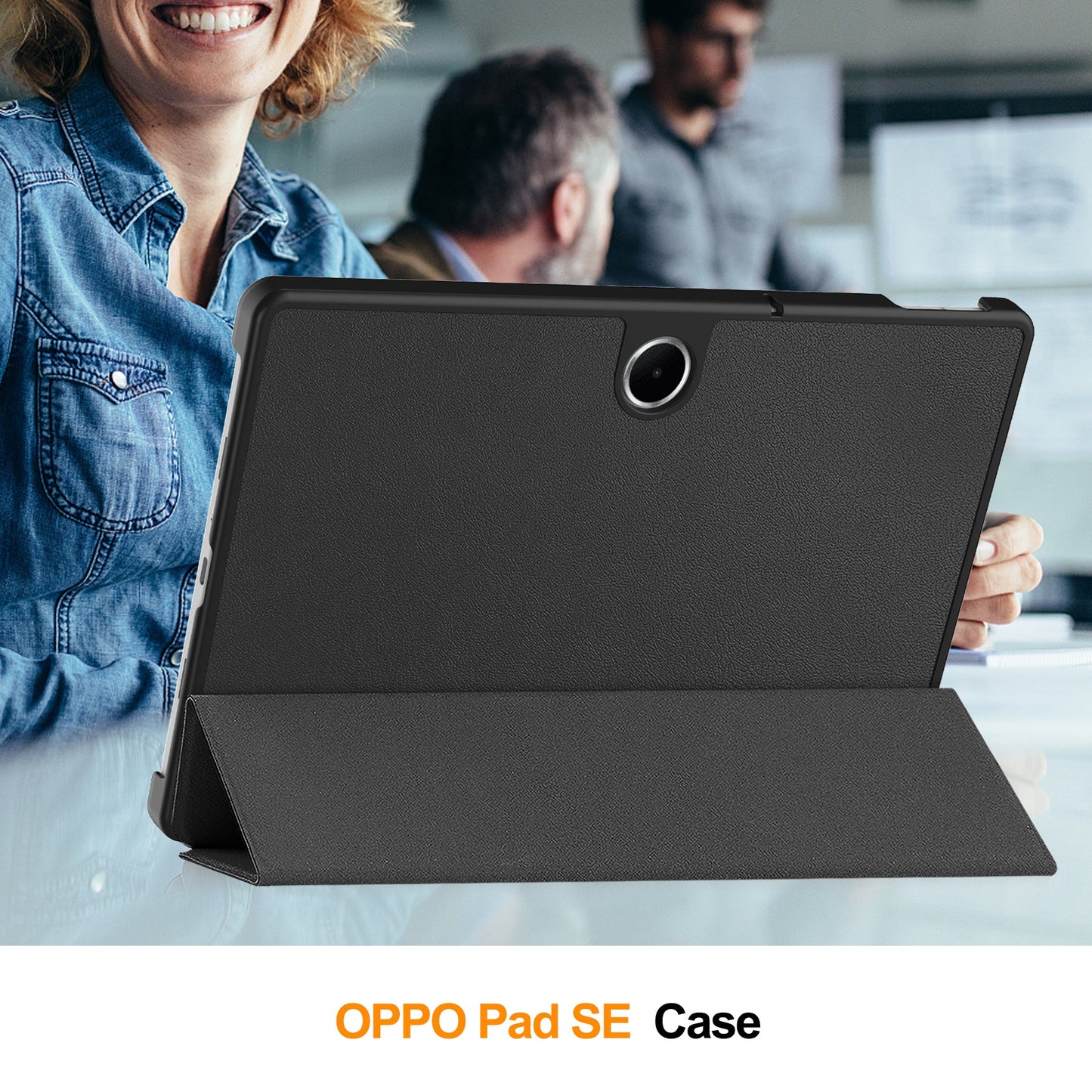 Oppo Pad Se 11" Tri-fold Pu Case [Black]