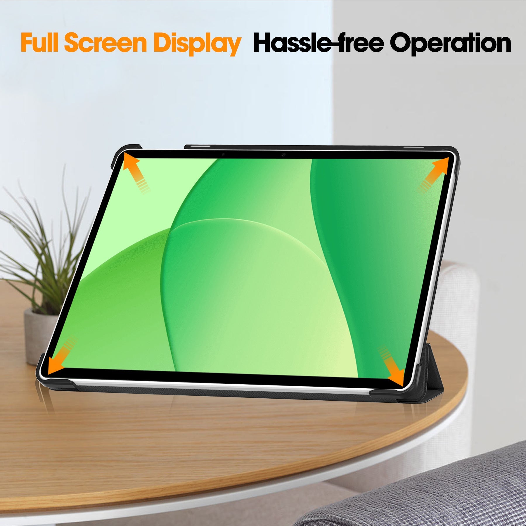 Oppo Pad Se 11" Tri-fold Pu Case [Black]
