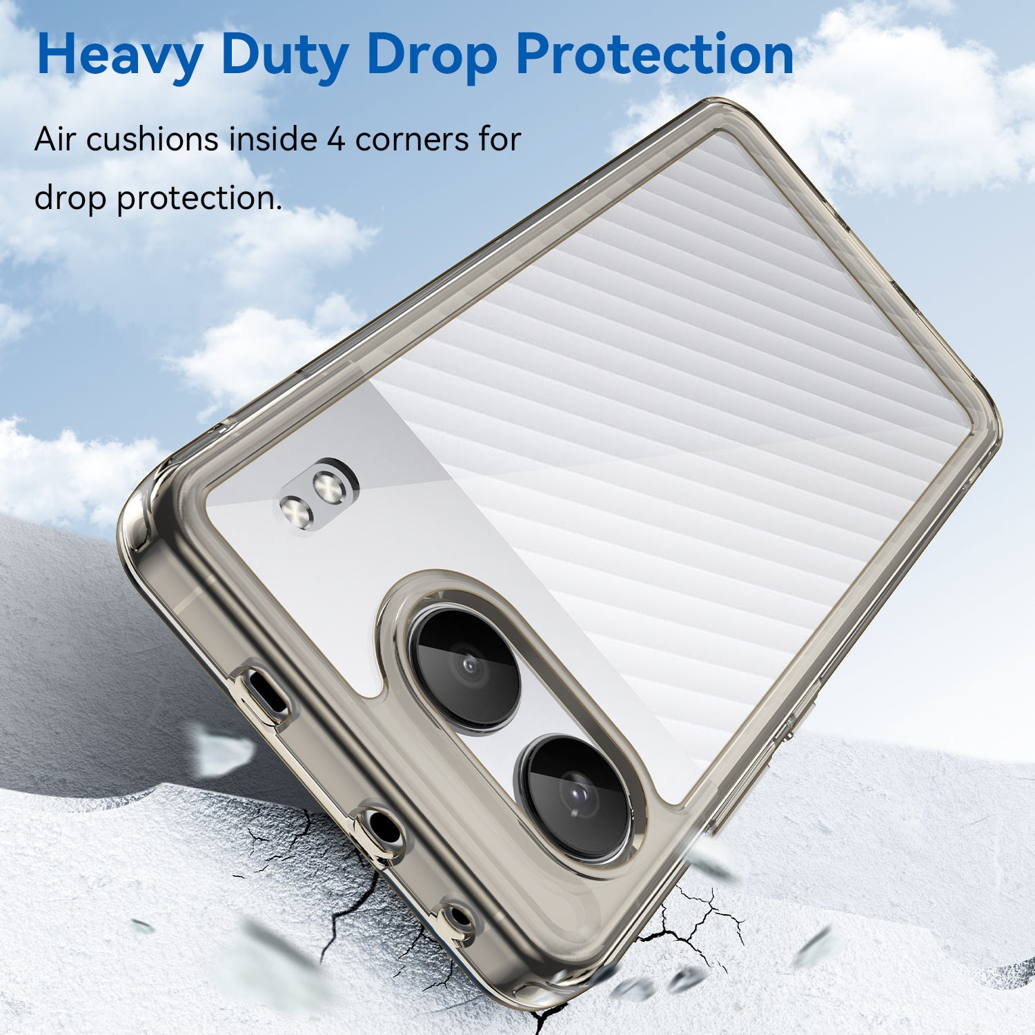 Oneplus Nord 4 Soft Gel Bumper Case [Clear Grey]