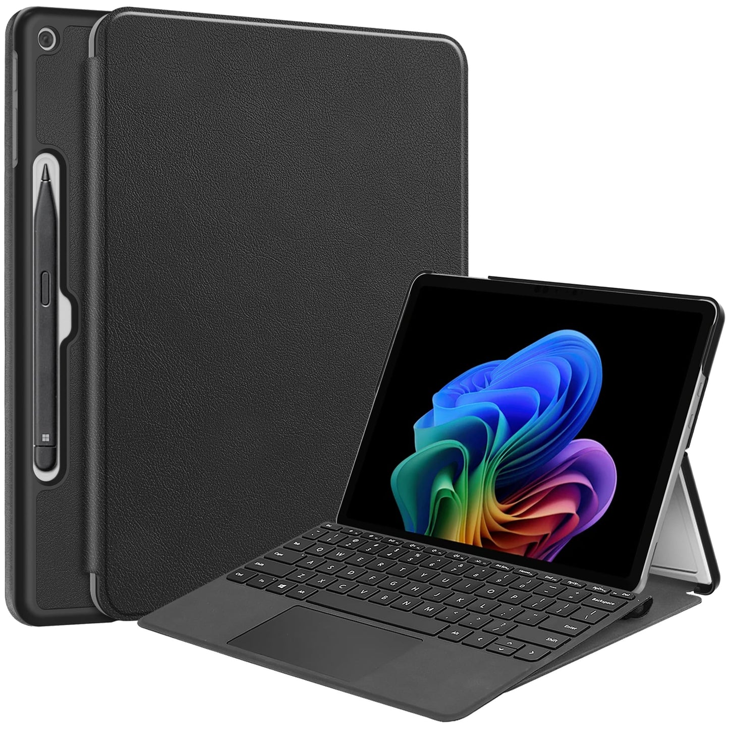 Microsoft Surface Pro 12" (1st Edition) Multiple Angle Case [Black]