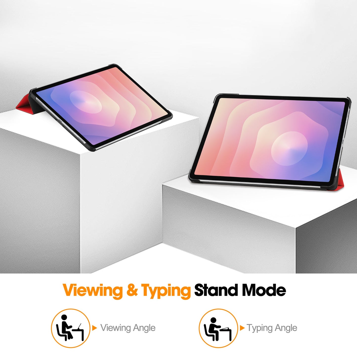 Galaxy Tab S11 Tri-fold Pu Case [Red]