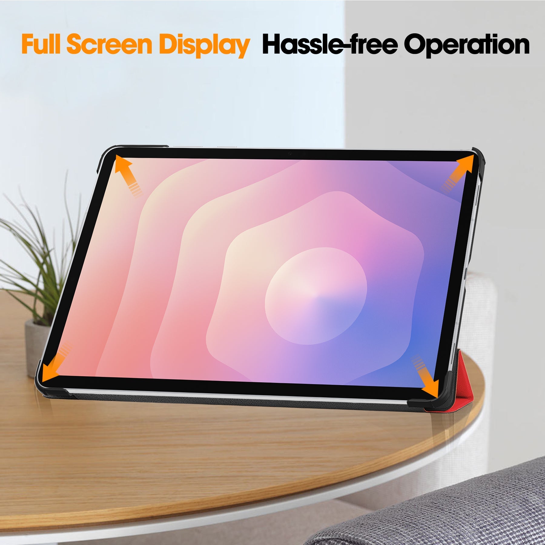 Galaxy Tab S11 Tri-fold Pu Case [Red]