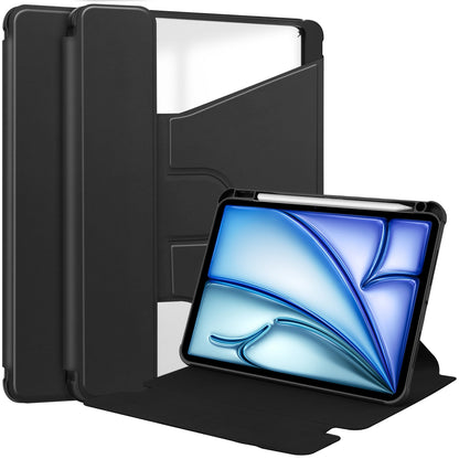 Ipad Air 13" (2026-2024 M4/m3/m2) Rotating Acrylic Case [Black]