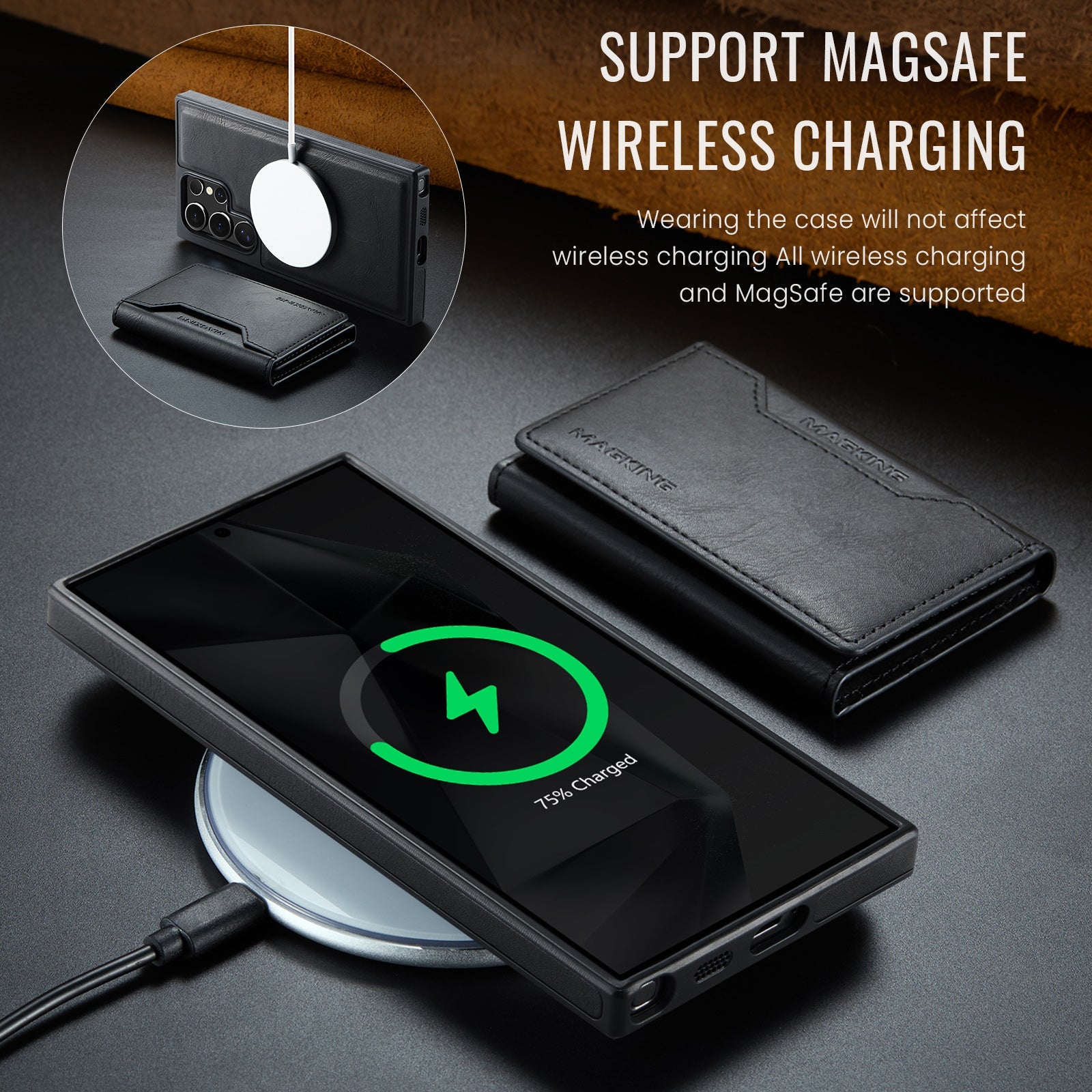 Galaxy S26 Ultra Magsafe Wallet [Black]