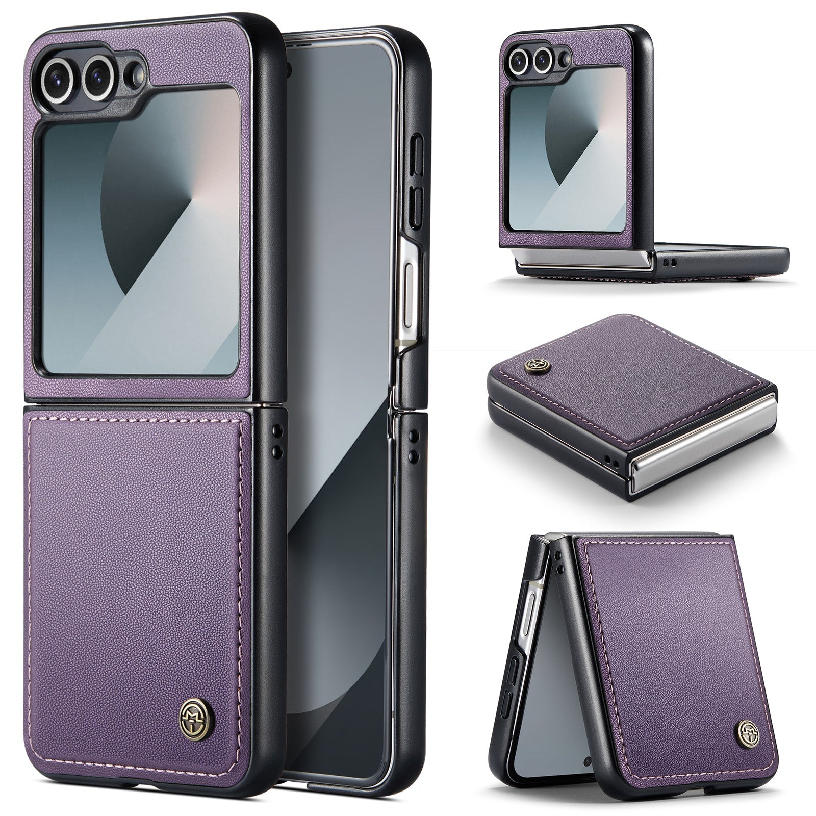 Galaxy Z Flip 7 Fe Pu Wallet Case [Purple]
