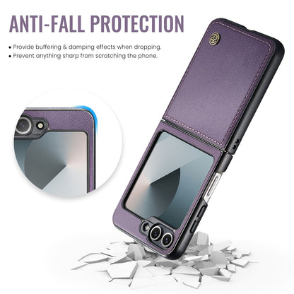 Galaxy Z Flip 7 Fe Pu Wallet Case [Purple]