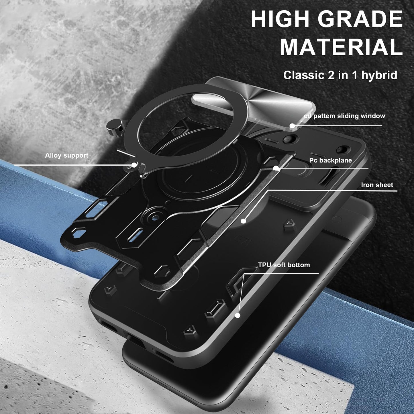 Nothing Phone (3A) Heavy Duty Case [Navy]