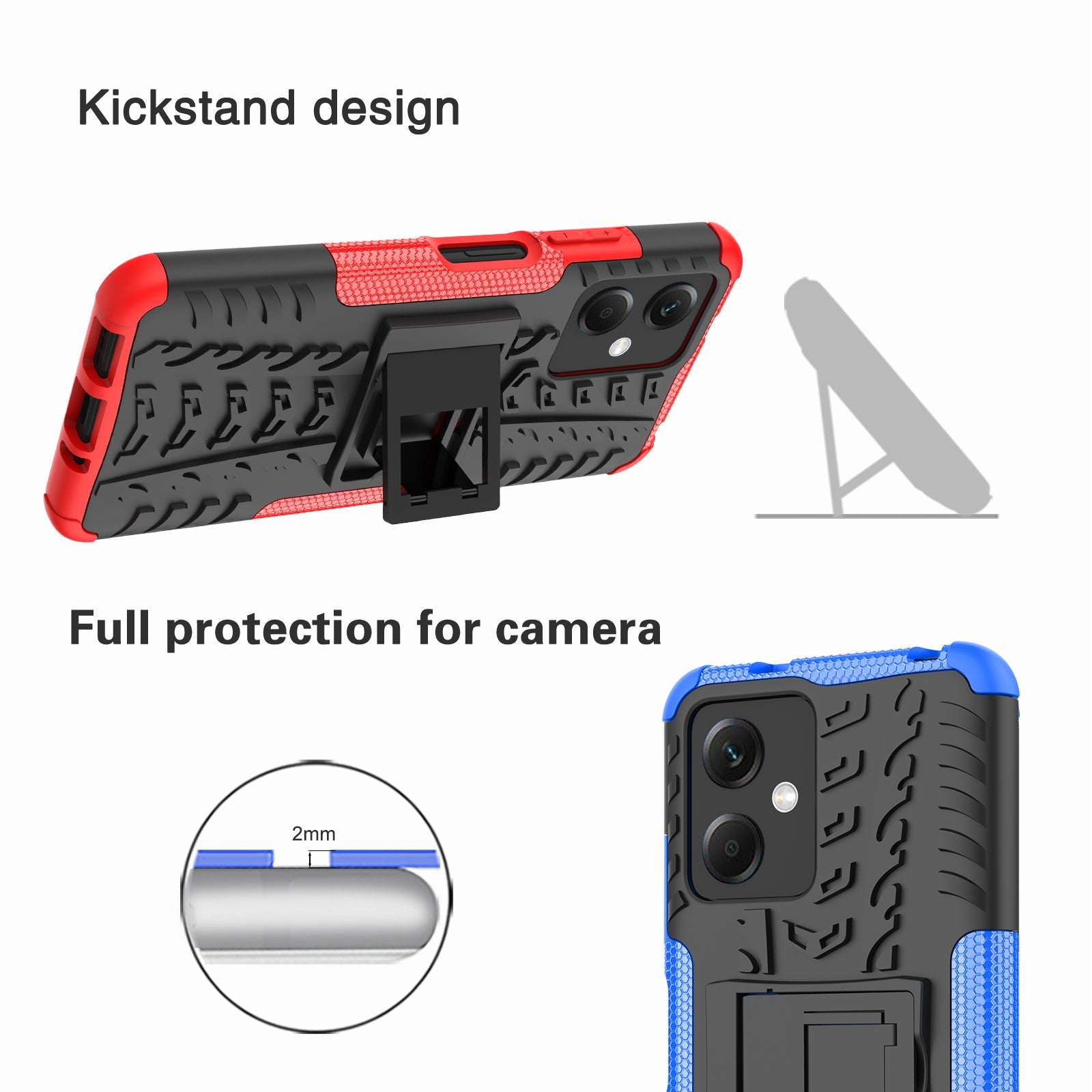 Xiaomi Poco X5 Heavy Duty Case Purple
