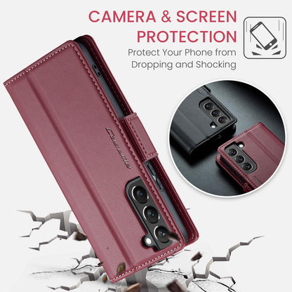 Galaxy S22+ Pu Wallet Case [Maroon]