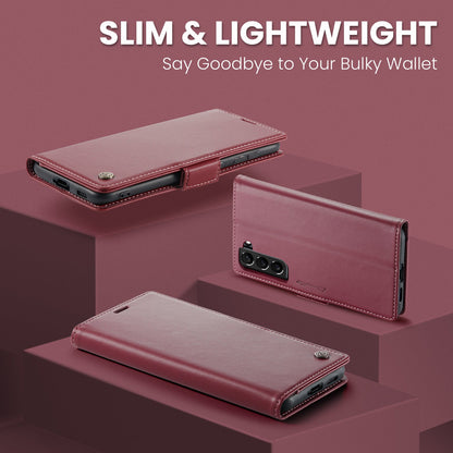Galaxy S22+ Pu Wallet Case [Maroon]