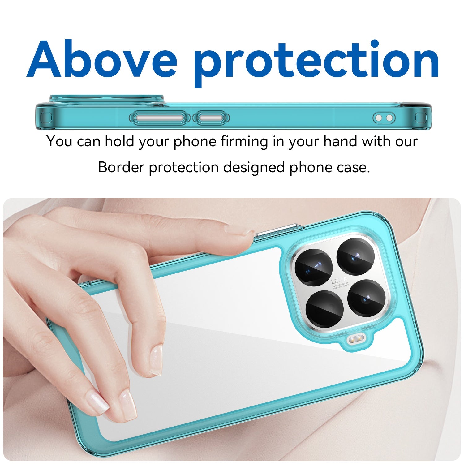 Xiaomi 15t Pro Soft Gel Case [Clear Blue]