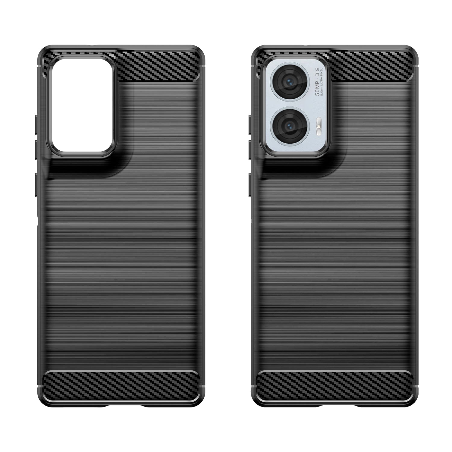 Moto Edge 50 Fusion Carbon Fibre Case [Black]