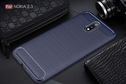 Nokia 2.3 Carbon Fibre Case Navy