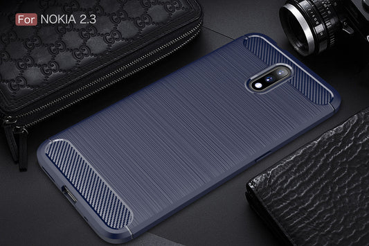 Nokia 2.3 Carbon Fibre Case Navy
