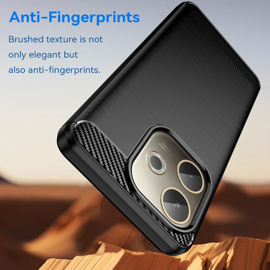 Oppo A5 Pro 5G Carbon Fibre Case [Black]
