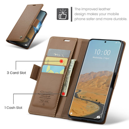 Xiaomi Redmi Note 14 Pro Plus 5G Pu Wallet Case [Brown]
