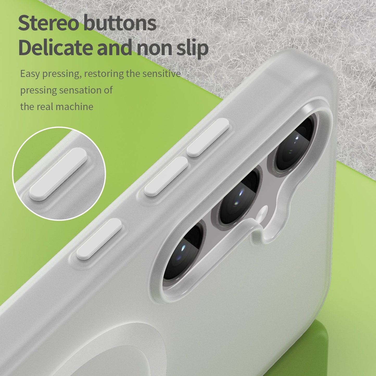 Galaxy S24 Plus / S25 Plus Magsafe Soft Matte Case [White]