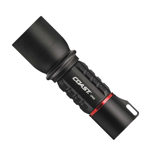 Led Dual-Power Recharge Torch With Slide Focus. 400 Lu Ip54 Water & Dust Resistant 18
