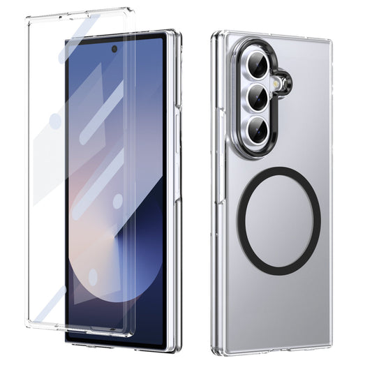 Galaxy Z Fold 7 Clear Magsafe Case [Black]