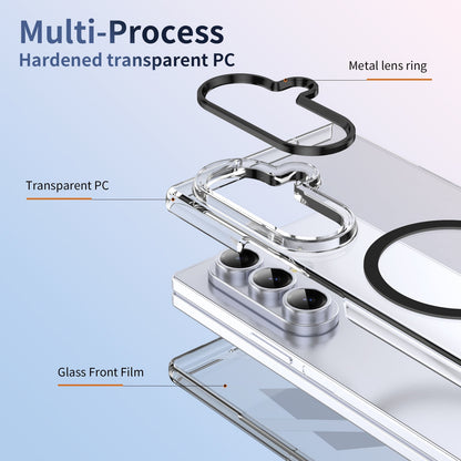 Galaxy Z Fold 7 Clear Magsafe Case [Black]