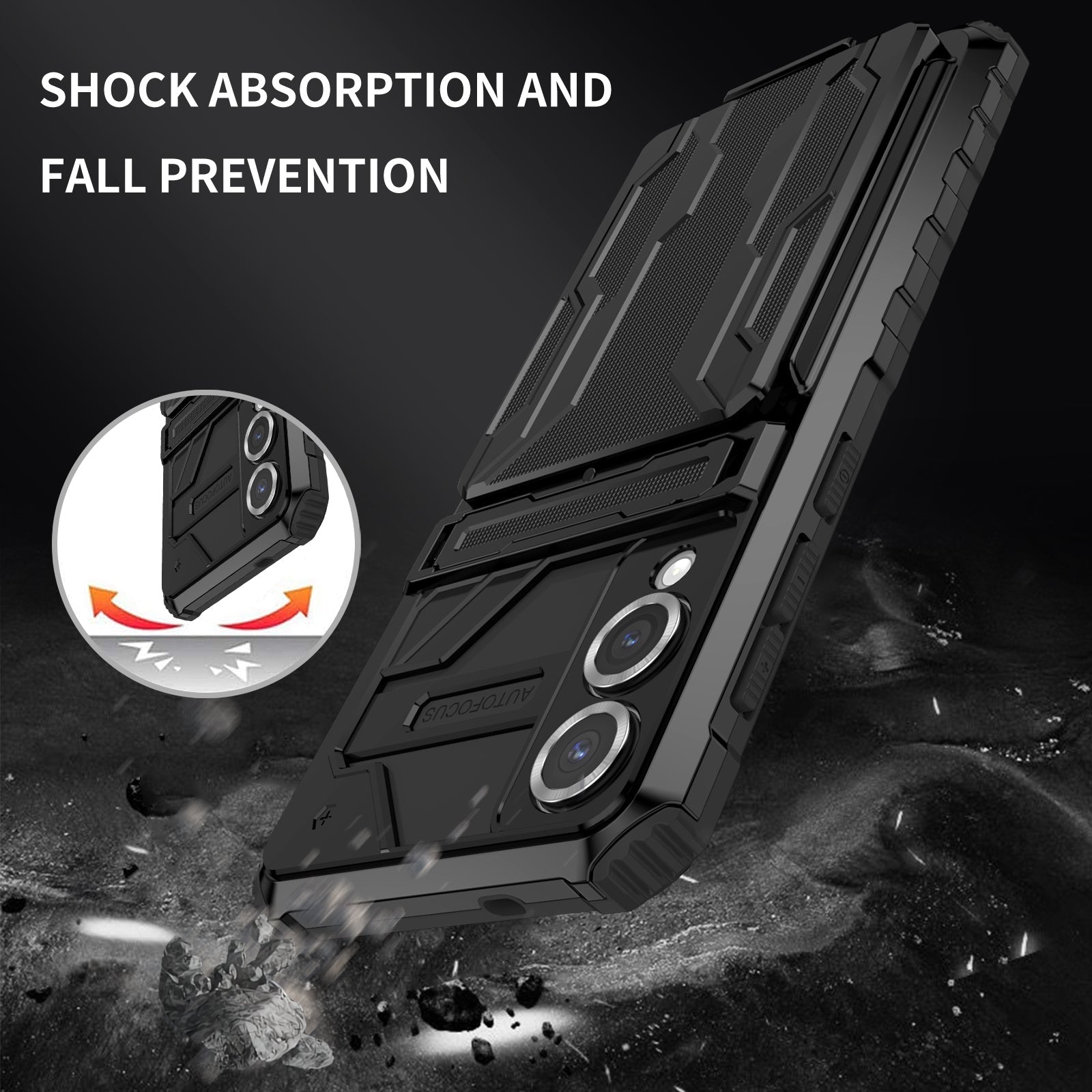Samsung Galaxy S25 Edge Heavy Duty Case [Black]