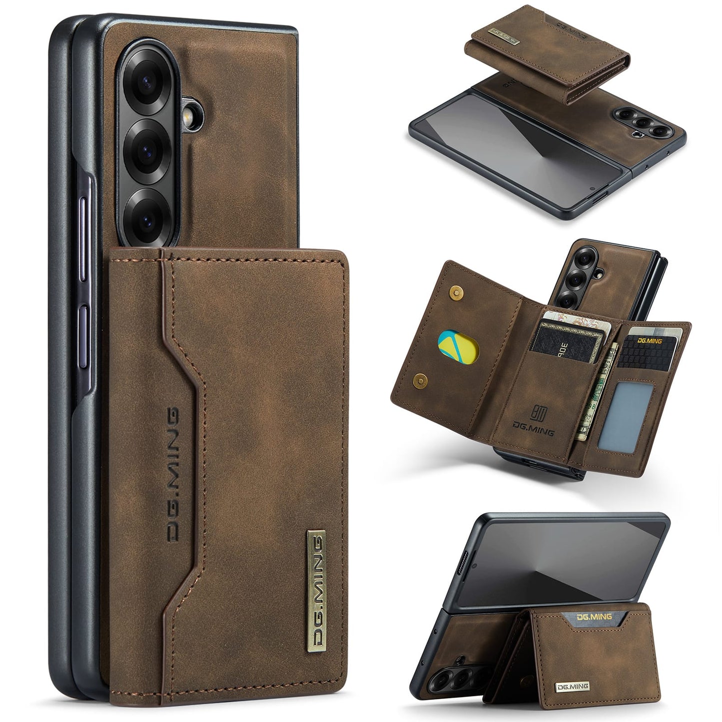 Galaxy Z Fold 7 Magnetic Wallet [Coffee]