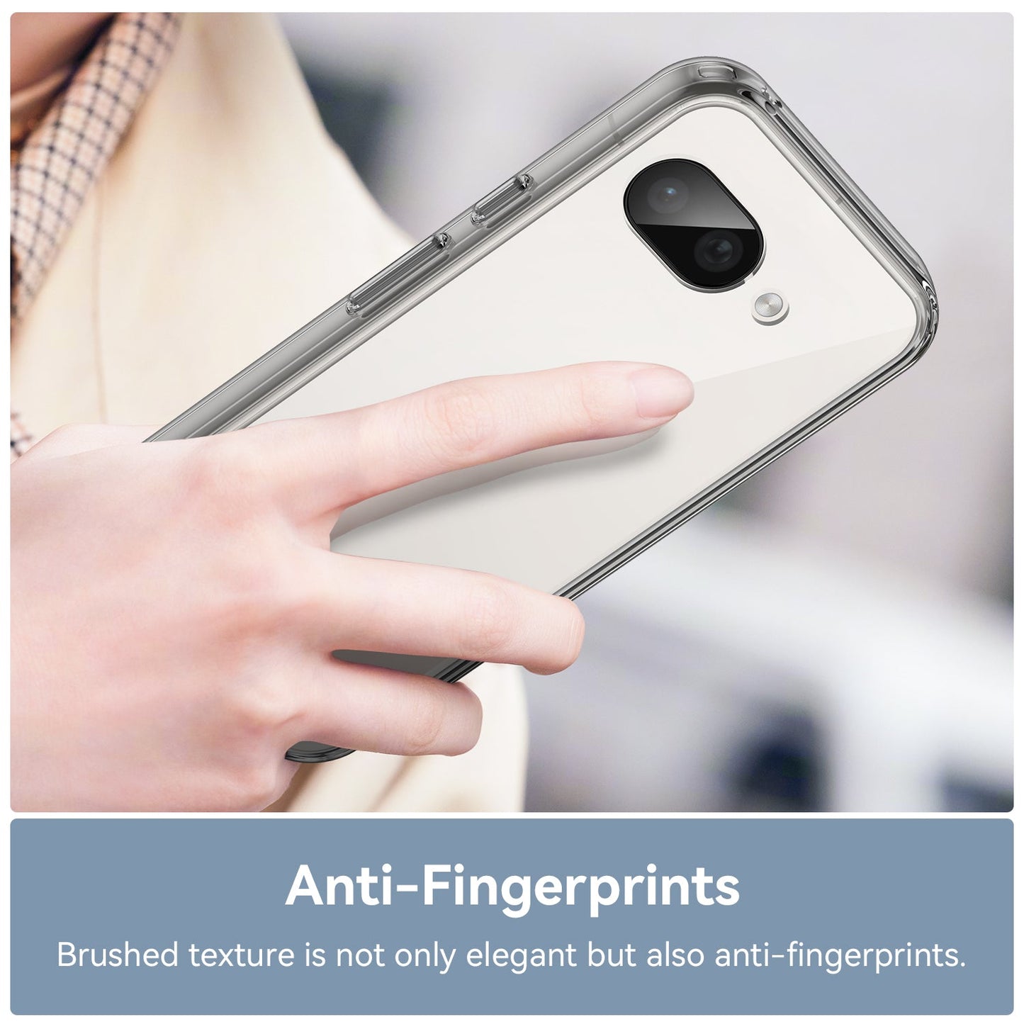 Google Pixel 9A Soft Gel Case [Clear Bumper]