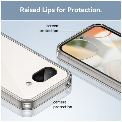 Google Pixel 9A Soft Gel Case [Clear Bumper]