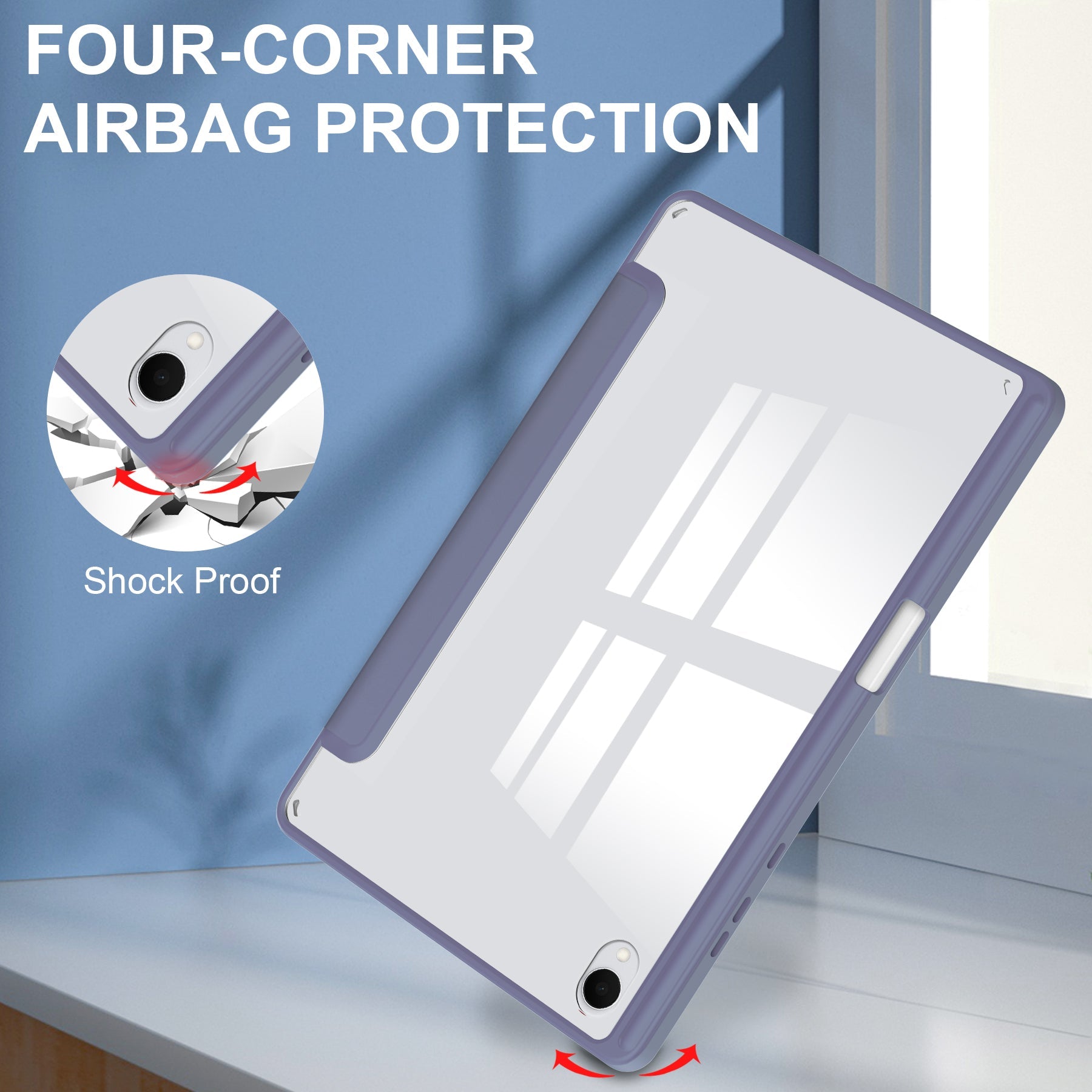 Galaxy Tab S11 Acrylic Tri-fold Case [Lavender]
