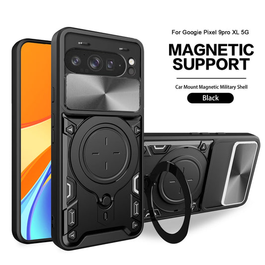 Google Pixel 10 Pro Xl Ring Kickstand Case [Black]
