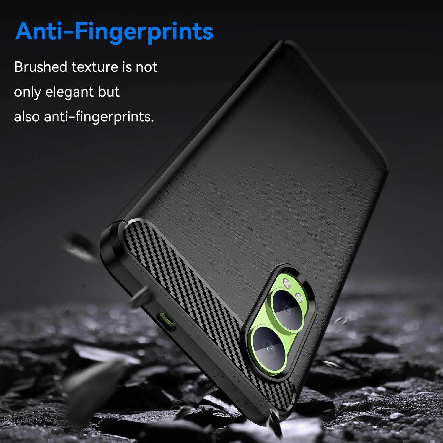 Oneplus Nord Ce4 Lite Carbon Fibre Case [Black]