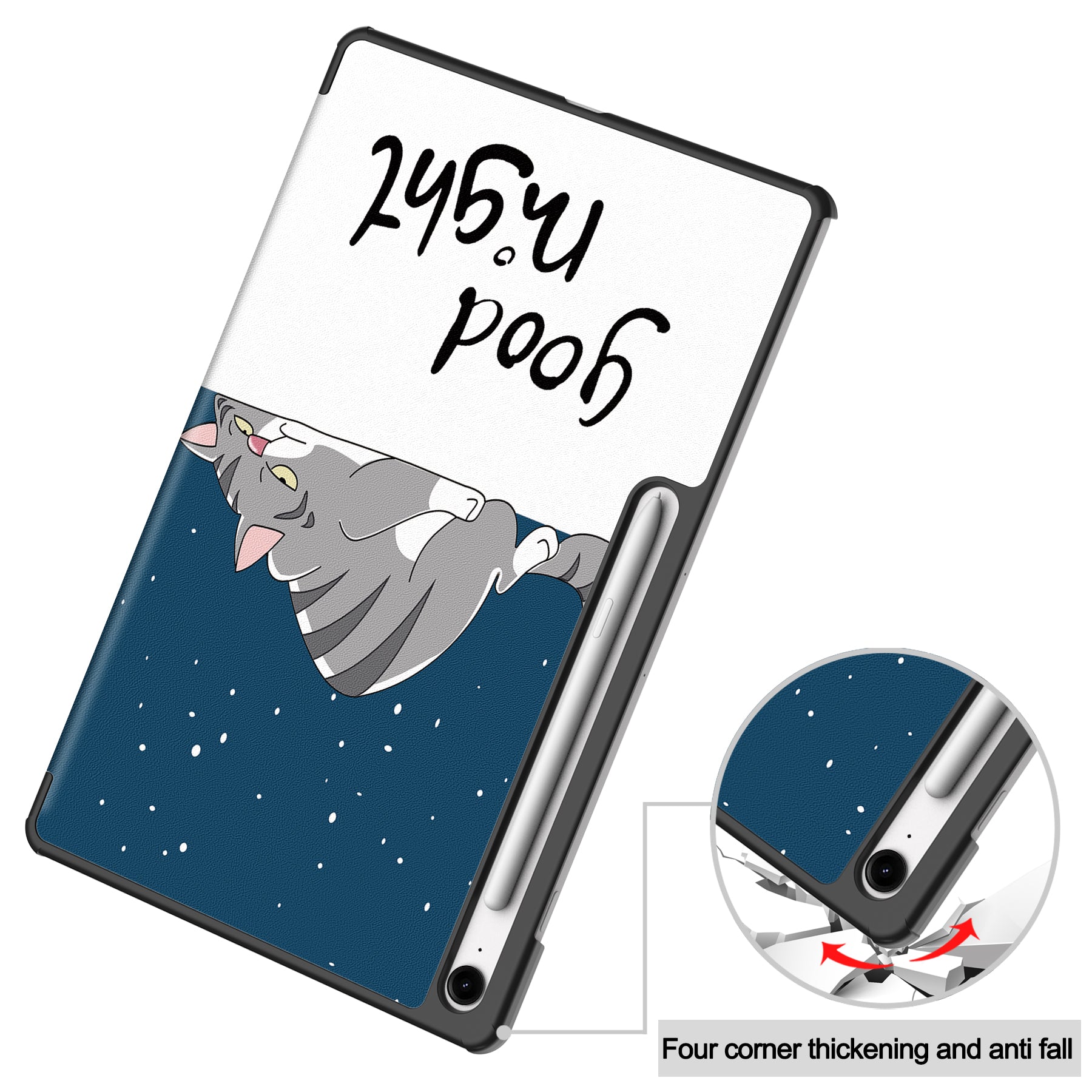 Galaxy Tab S10fe Plus X620 Designer Tri-fold Case [Lazycat]